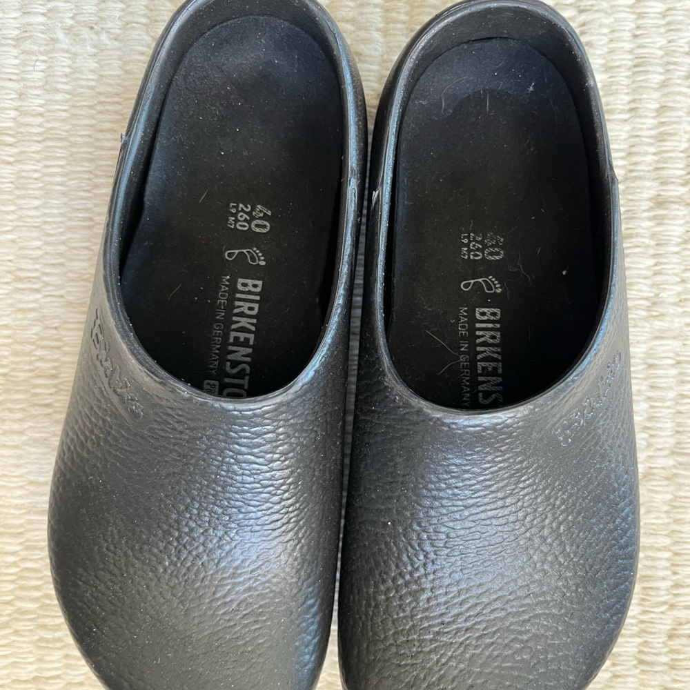 Birkenstock Textured Black Slip-Ons